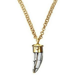 Soixante Neuf horn tooth necklace
